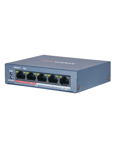 DS-3E0105P-E/M(B). Коммутатор с питанием POE. Hikvision в Уфе
