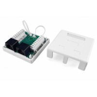 SB1-2-8P8C-C5e-WH. Розетка RJ-45. Hyperline