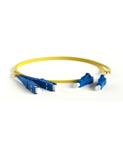 FC-D2-9-LC/UR-SC/UR-H-20M-LSZH-YL. Патч-корд волоконно-оптический одномодовый. Hyperline в Уфе