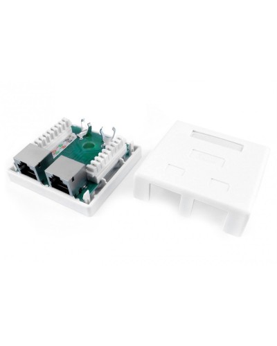 SB1-2-8P8C-C6-SH-WH. Розетка RJ-45. Hyperline в Уфе