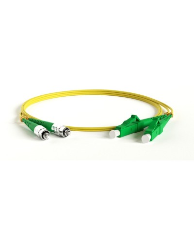 FC-D2-9-FC/AR-LC/AR-H-1M-LSZH-YL. Патч-корд волоконно-оптический FC-LC. Hyperline в Уфе