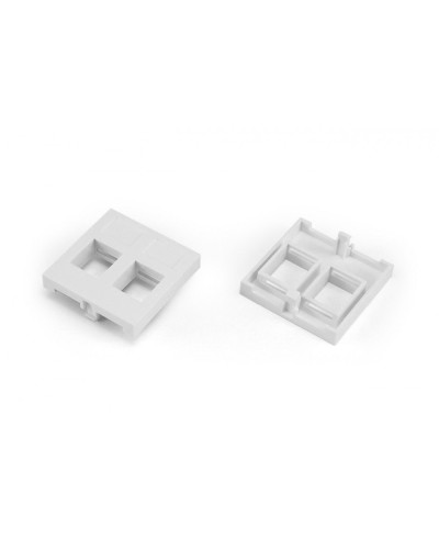 SIP2-2N-M45-45. Вставка 45x45 (аналог Mosaic) для 2х модулей формата Keystone Jack. Hyperline в Уфе