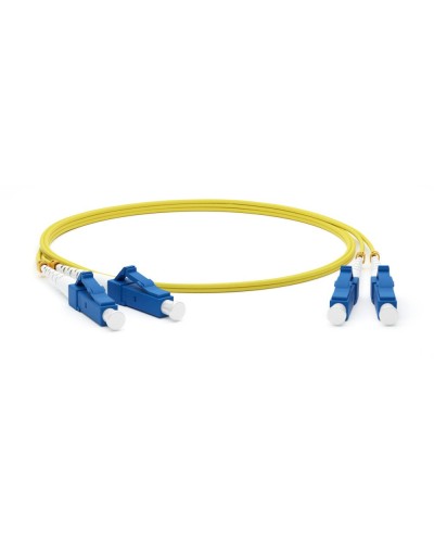 FC-D2-9-LC/UR-LC/UR-H-15M-LSZH-YL. Патч-корд волоконно-оптический одномодовый. Hyperline в Уфе