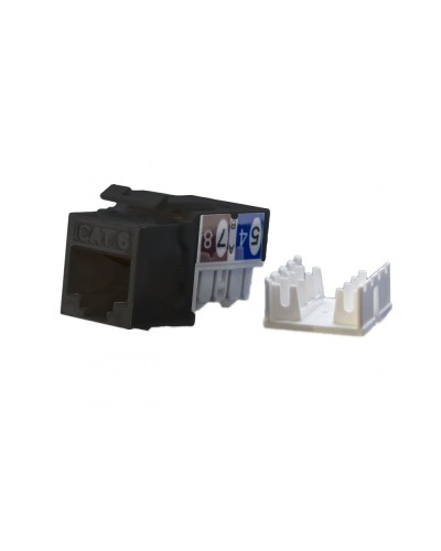 KJ9-8P8C-C6-90-BK. Вставка Keystone Jack RJ-45. Hyperline в Уфе
