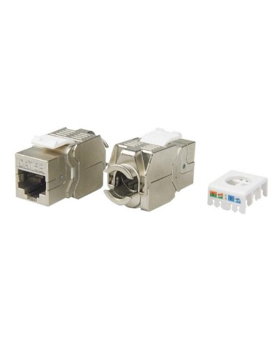 KJ8-8P8C-C5e-180-TLS-SH-F-WH. Вставка Keystone Jack RJ-45. Hyperline в Уфе