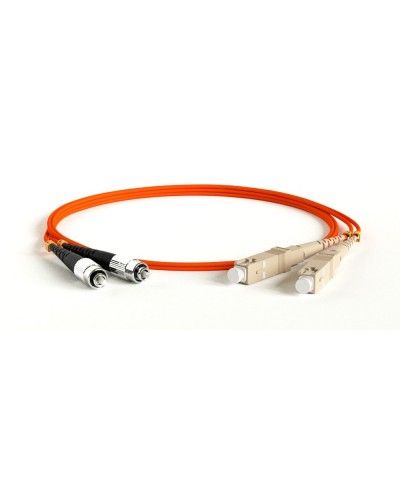 FC-D2-50-FC/PR-SC/PR-H-1M-LSZH-OR. Патч-корд волоконно-оптический SC-FC. Hyperline в Уфе