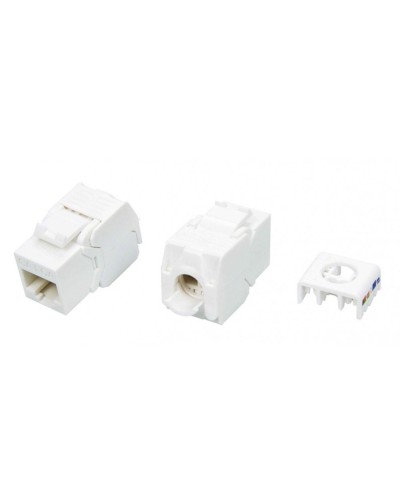 KJ8-8P8C-C6A-180-TLS-WH. Вставка Keystone Jack RJ-45. Hyperline в Уфе