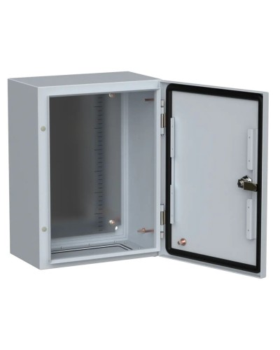 ЩМП-40.30.20 УХЛ1 IP66 400x300x200 TITAN 5 (TI5-10-N-040-030-020-66). Шкаф металлический с монтажной платой. IEK в Уфе