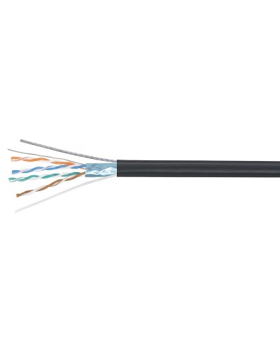 GENERICA F/UTP кат. 5E 100МГц 4 пары LDPE OUTDOOR трос 1,2мм черный (BC3-C5E04-359-305-G). Кабель «витая пара» (LAN) для структурированных систем связи. IEK в Уфе