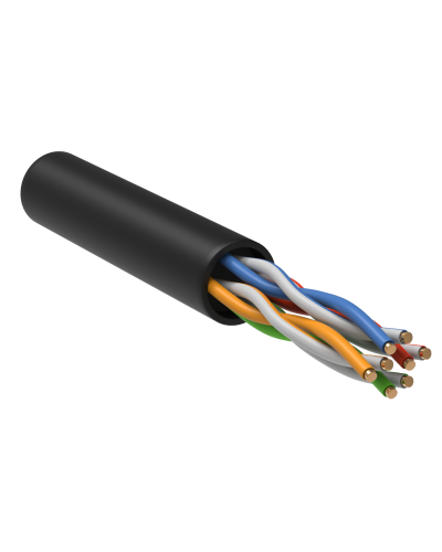 GENERICA U/UTP кат.5E 24AWG 4 пары LDPE черный (BC3-C5E04-139-305-R-G). Кабель «витая пара» (LAN) для структурированных систем связи. IEK в Уфе