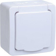 РСб20-3-ГПБб (ERMP12-K01-16-54-EC). Розетка 1местн ГЕРМЕС PLUS. IEK