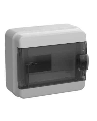 Корпус пластиковый КМПн-8 IP65 TEKFOR (TF5-KP72-N-08-65-K03-K02). Корпус модульный пластиковый черная прозрачная дверь. IEK в Уфе