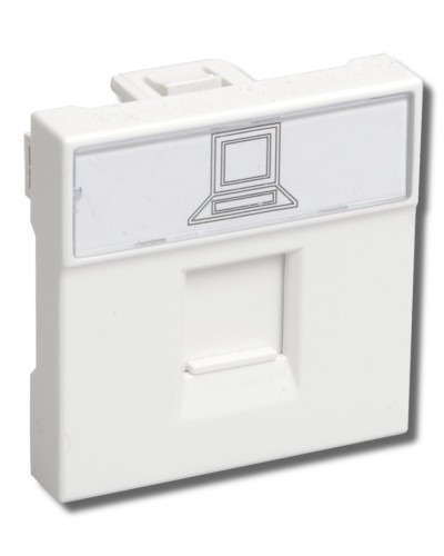 РКИ-20-00-П RJ-45 UTP белая (CKK-40D-RI2-K01). Розетка информационная 2 модуля ПРАЙМЕР. IEK в Уфе
