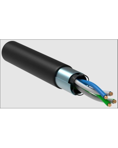 GENERICA U/UTP 5E 24AWG 2PR LDPE черный (BC3-C5E02-139-305-R-G). Кабель «витая пара» (LAN) для структурированных систем связи. IEK в Уфе