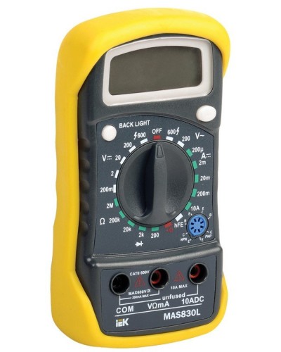 Мультиметр цифровой Master MAS830L (TMD-3L-830). Мультиметр цифровой. IEK в Уфе