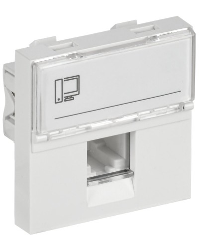 Розетка RJ45 кат.6 PRIMER РКИ-20-00-П-6 белый IEK (PR-KK40D-RI-0-2-1C06U-K01). Розетка RJ-45. IEK в Уфе
