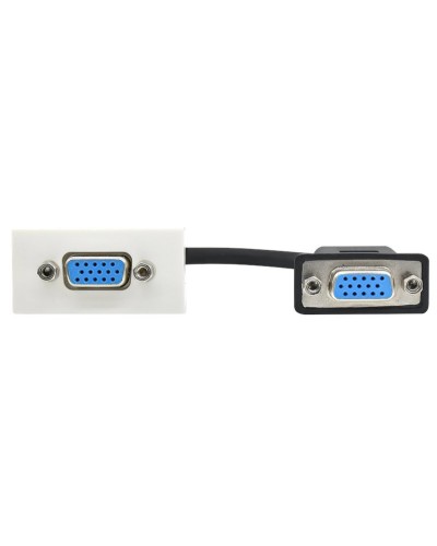 Розетка VGA M/M PRIMER РКМ-20-20-П белый IEK (PR-KK40D-RV-0-2-K01). Розетка. IEK в Уфе