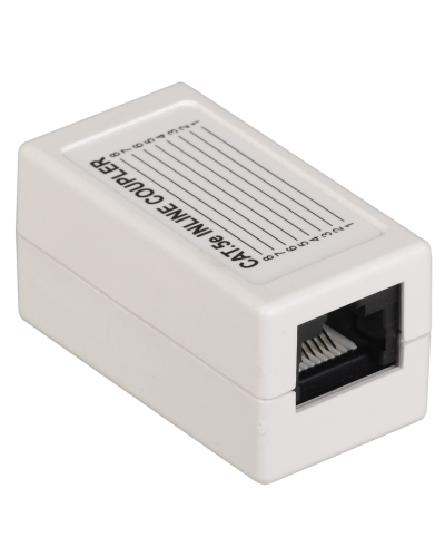 CS70-1C5EU. Проходной адаптер категория 5Е UTP тип RJ45-RJ45, белый. ITK в Уфе