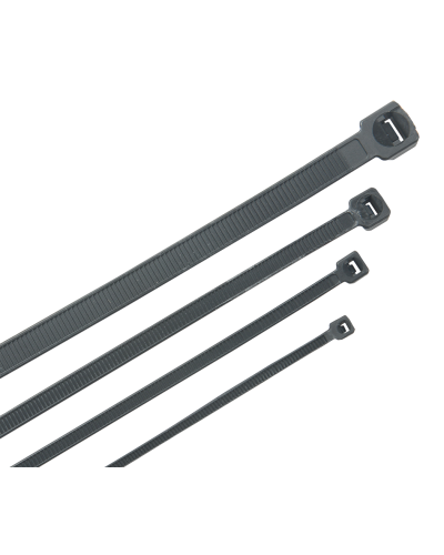HKB-W48-L200 (100 шт). Хомут кабельный ХКн 4,8х200мм нейлон черный. ITK в Уфе