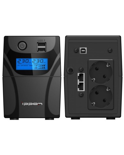 Ippon Back Power Pro II 850 Euro (1005575). Источник бесперебойного питания. Ippon в Уфе