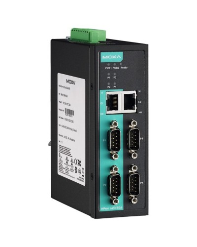 NPort IA5450A. 4-портовый усовершенствованный преобразователь. MOXA в Уфе
