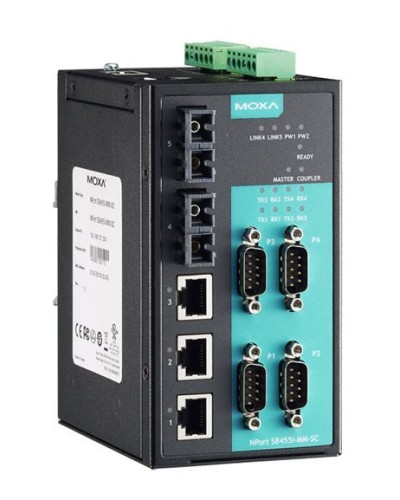 NPort S8455I-SS-SC. 4-портовый преобразователь. MOXA в Уфе