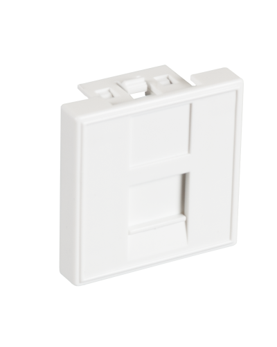 EC-IMF-1-WT-10 (10шт). Вставка 45x45 (Mosaic) для 1 модуля Keystone Jack. NETLAN в Уфе