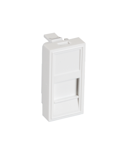 EC-IMH-1-WT-10 (10шт). Вставка 45x45 (Mosaic) для 1 модуля Keystone Jack. NETLAN в Уфе