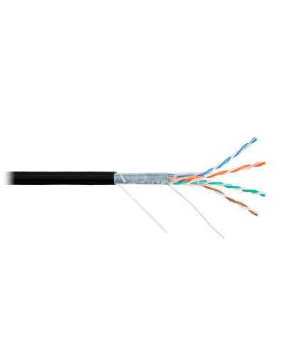 F/UTP 4pair, Cat5e, Solid, In/Out, нг(А)-HF (NMC 9200C-BK). Кабель «витая пара» (LAN) для структурированных систем связи. NIKOMAX в Уфе