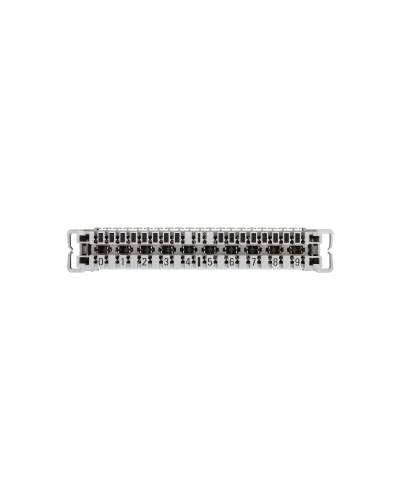 NMC-PL10-CC-10 (10 шт). Плинт неразмыкаемый, (0...9), крепление под кронштейн. NIKOMAX в Уфе