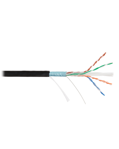 F/UTP 4pair, Cat6a, Solid, In/Out, нг(А)-HF (NMC 4255C-BK). Кабель «витая пара» (LAN) для структурированных систем связи. NIKOMAX в Уфе