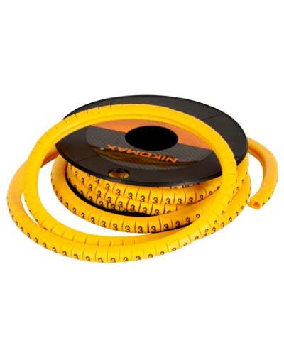 NMC-CMR-3-YL-500 (500шт). Маркер кабельный. NIKOMAX в Уфе