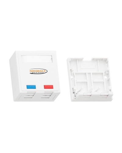 NMC-MB2P-ST-WT. Корпус настенной розетки. NIKOMAX в Уфе