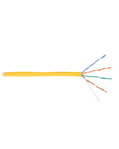 U/UTP 4pair, Cat5e, Solid, In, нг(А)-HF (NMC 4100C-YL). Кабель «витая пара» (LAN) для структурированных систем связи. NIKOMAX в Уфе