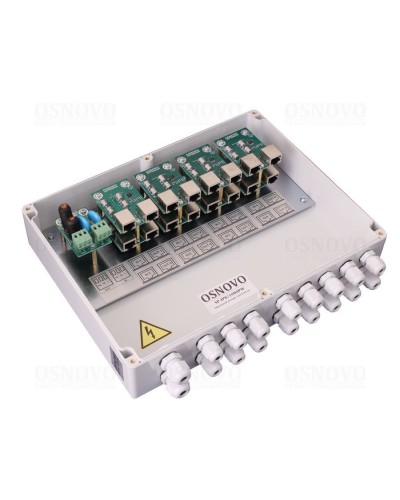 SP-IP8/1000PW. Устройство грозозащиты цепей Ethernet. OSNOVO в Уфе