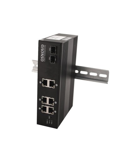 SW-8062/IC. Промышленный PoE коммутатор Gigabit Ethernet на 8 портов. OSNOVO в Уфе