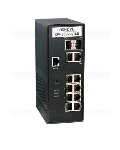SW-80822/ILR. Коммутатор 10-портовый Gigabit Ethernet с PoE. OSNOVO в Уфе