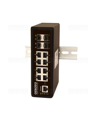 SW-70804/IL. Промышленный коммутатор Gigabit Ethernet на 12 портов. OSNOVO в Уфе