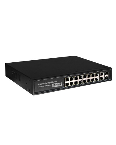 SW-8182/L(300W). Коммутатор 16-портовый  Gigabit Ethernet с PoE. OSNOVO в Уфе