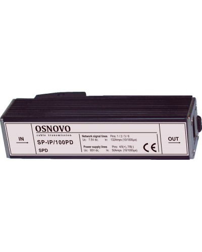 SP-IP/100PD. Устройство грозозащиты цепей Ethernet. OSNOVO в Уфе