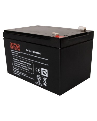 PM-12-12. Аккумулятор герметичный свинцово-кислотный. POWERCOM в Уфе