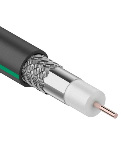 SAT 703 B, Cu/Al/Al, 75%, 75 Ом, 100 м, черный OUTDOOR. PROconnect. (01-2436-1). Кабель коаксиальный радиочастотный. PROCONNECT в Уфе