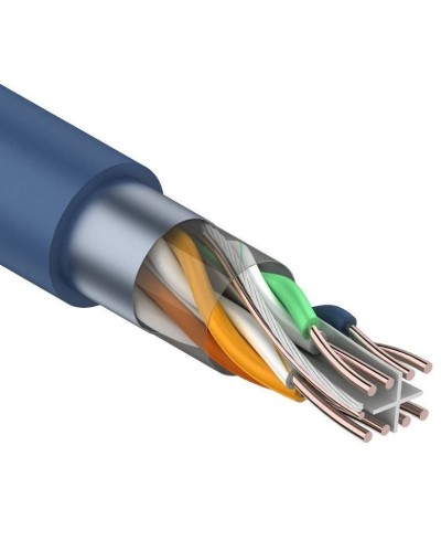 F/UTP, CAT 6, PVC, 4PR, 23AWG, омедненный INDOOR, SOLID, серый, 305м, PROconnect (01-0147-3). Кабель «витая пара» (LAN) для структурированных систем связи. PROCONNECT в Уфе