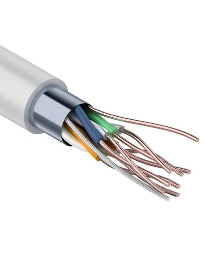 F/UTP Light, CAT 5, PVC, 4PR, 26AWG, INDOOR, SOLID, серый, 305м, PROconnect (01-0148). Кабель «витая пара» (LAN) для структурированных систем связи. PROCONNECT в Уфе