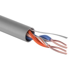 U/UTP 2PR 24AWG, CCA, CAT5e PVC, 305м. PROconnect (01-0022-3). Кабель «витая пара» (LAN) для структурированных систем связи. PROCONNECT