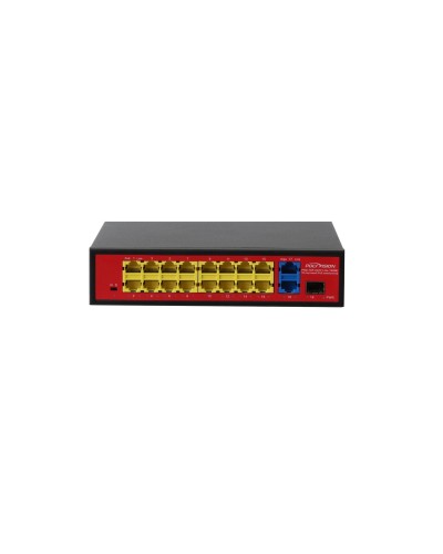 PND-16P-2G1F Lite (180W). Коммутатор неуправляемый 18-портовый с PoE. Polyvision в Уфе