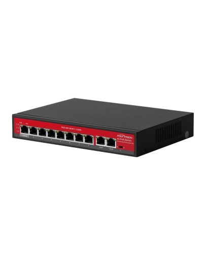 PND-08P-2G (120W). Коммутатор AI 10-портовый с функцией PoE. Polyvision в Уфе