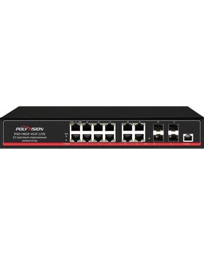 PND-M8GP-4G4F(150). Коммутатор управляемый оптический 12 портовый. Polyvision в Уфе