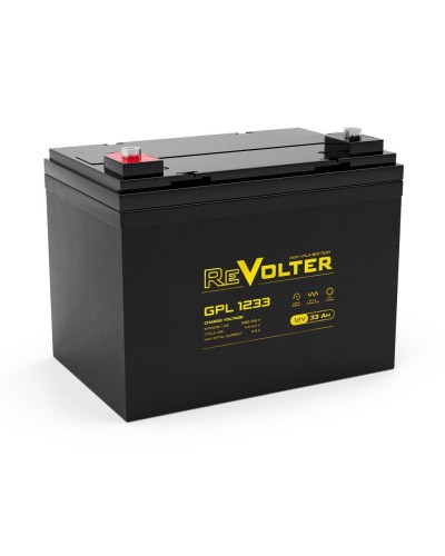 Revolter GPL 1233. Аккумулятор автомобильный герметичный свинцово-кислотный. Revolter в Уфе