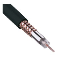 RG-58 A/U, 50 Ом, Cu/Al/Cu, 64%, 100 м, черный (01-2003). Кабель коаксиальный радиочастотный. Rexant